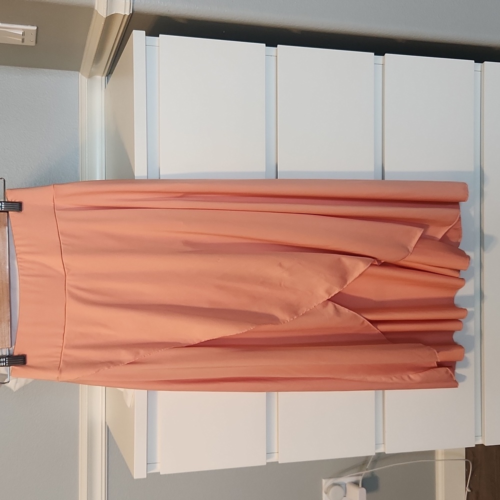 Split skirt with shorts